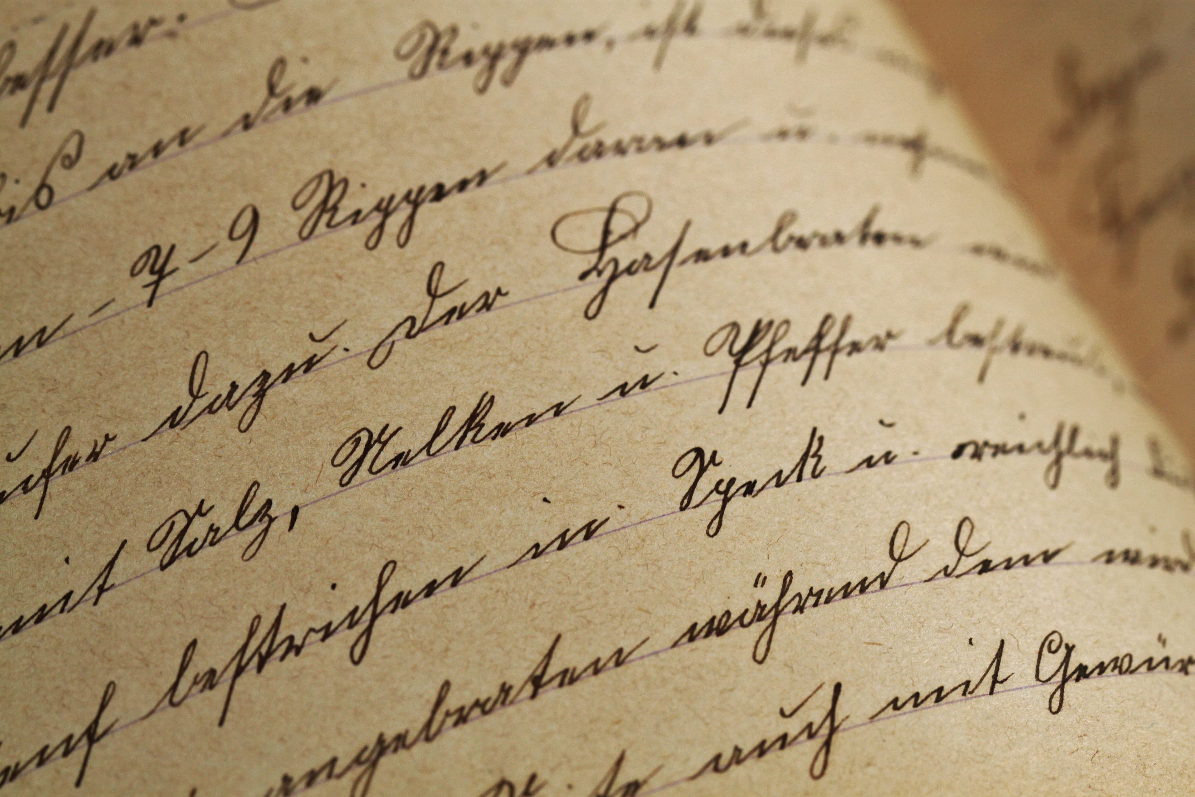 Subconscious handwriting graphology script analysis